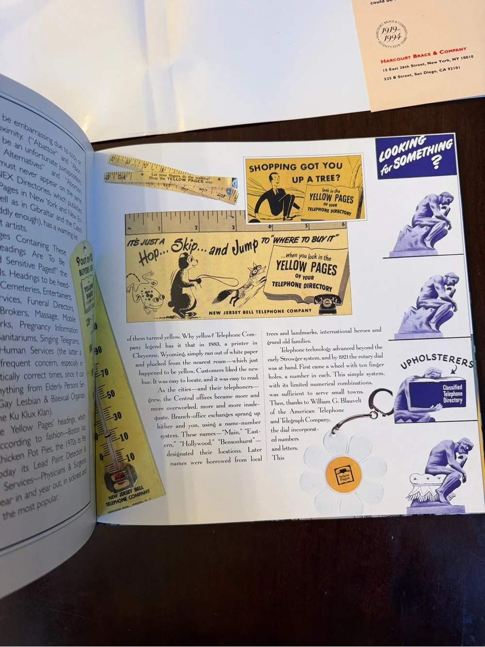 Vintage First Edition Once Upon a Telephone Hardcover Book